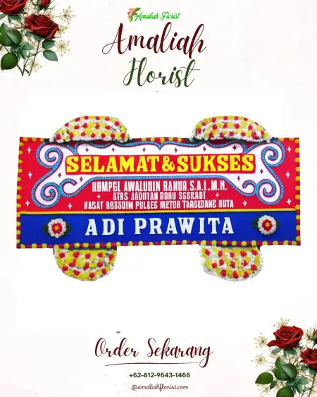 Papan Bunga Ucapan Selamat Mojomalang